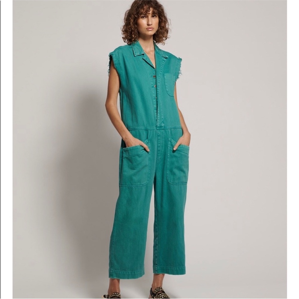 One Teaspoon Emerald Safari Camp Overalls Size Extra Small - Picture 1 of 15